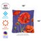 Bright Poppies Decorative Spring Indoor/Outdoor Pillow Cover (set of 2)